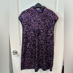 Zara sequined mini dress. Fully lined